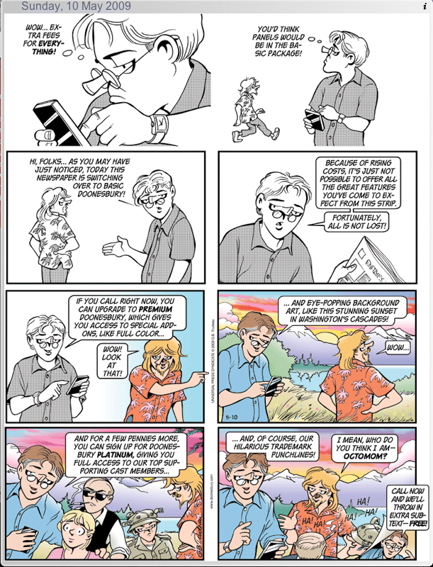 DOONESBURY” misplaces the Olympic Mountains